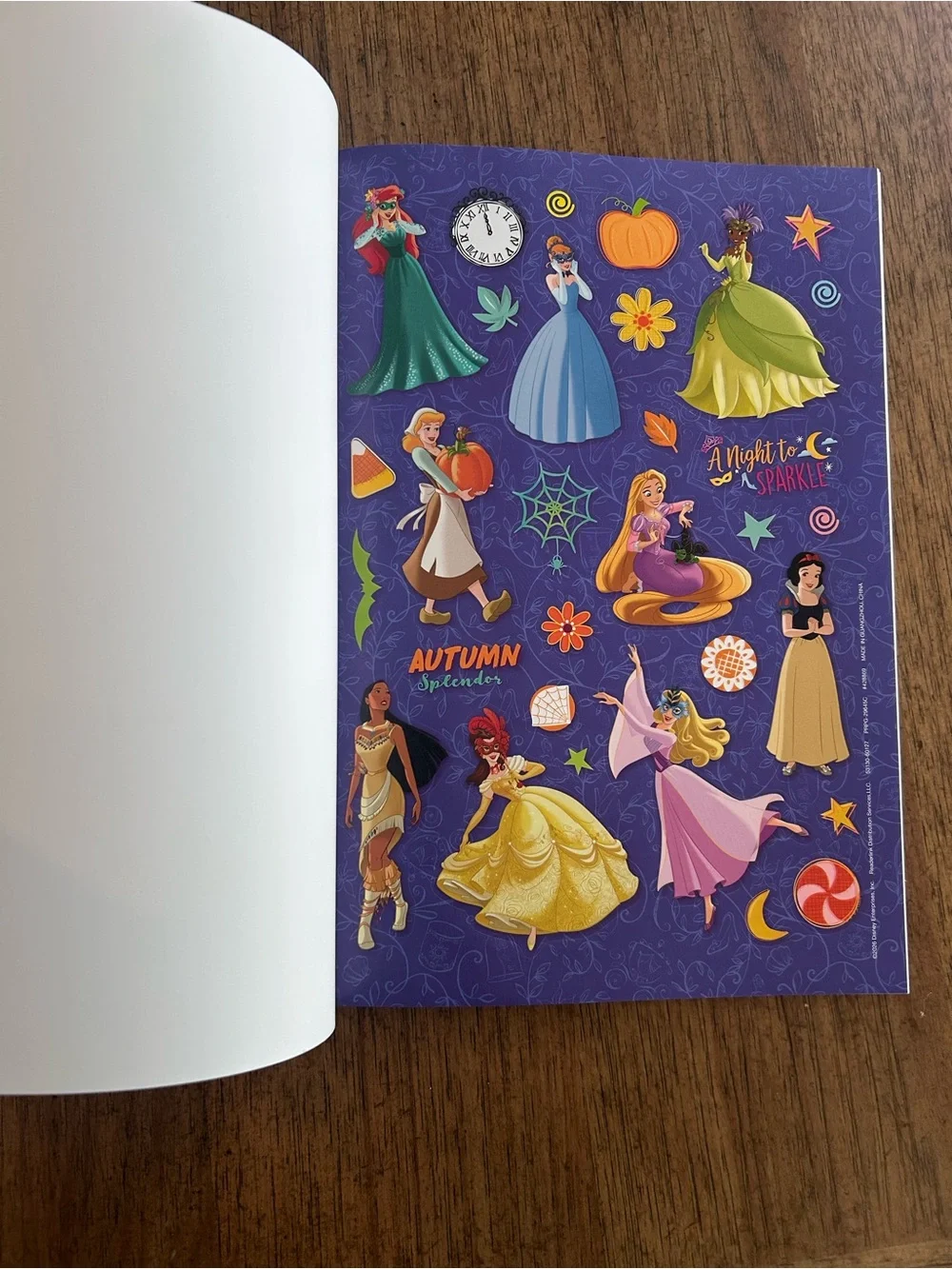 Disney coloring activity